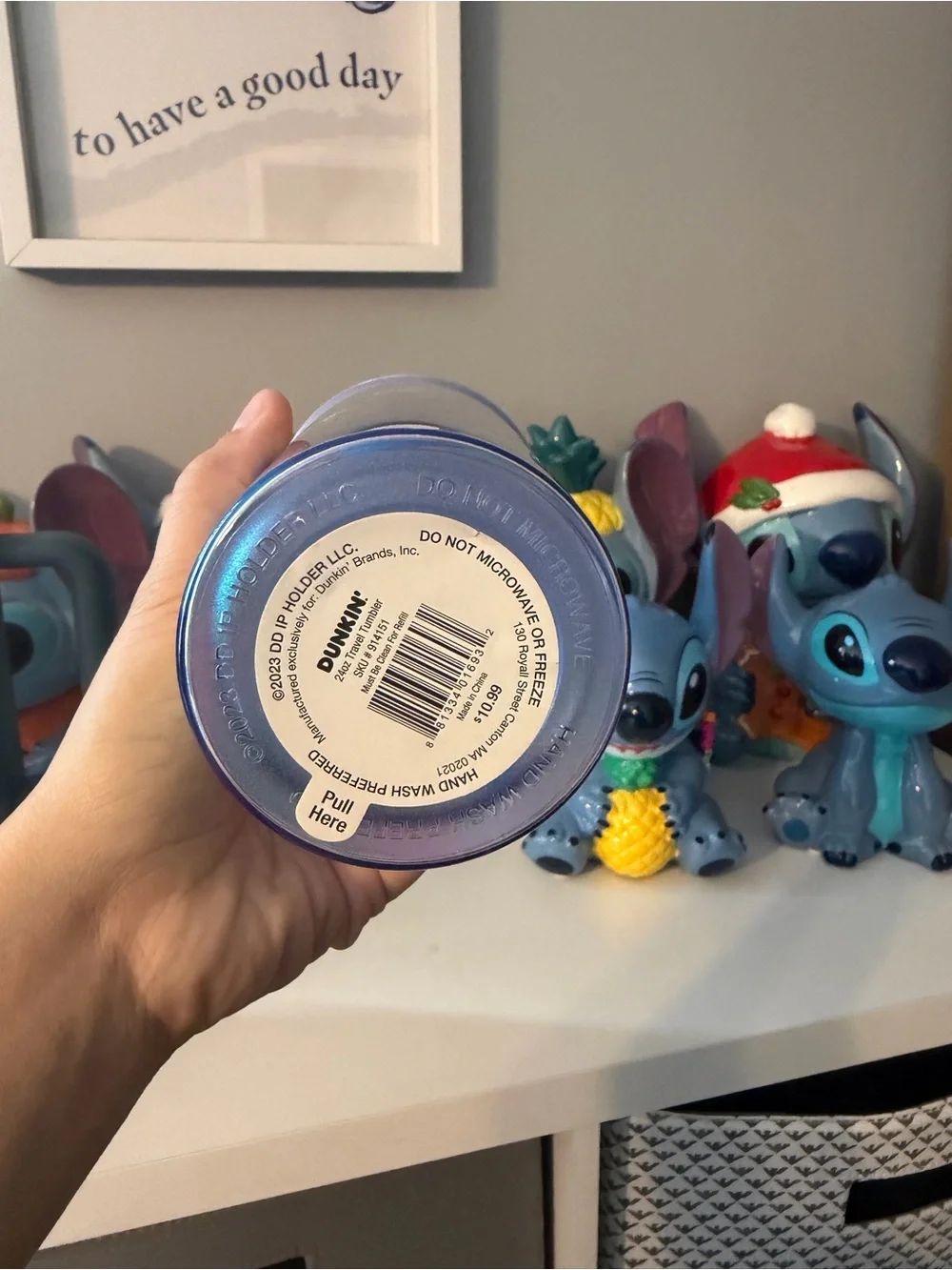 BNWT Dunkin’ Donuts Blue Tumbler